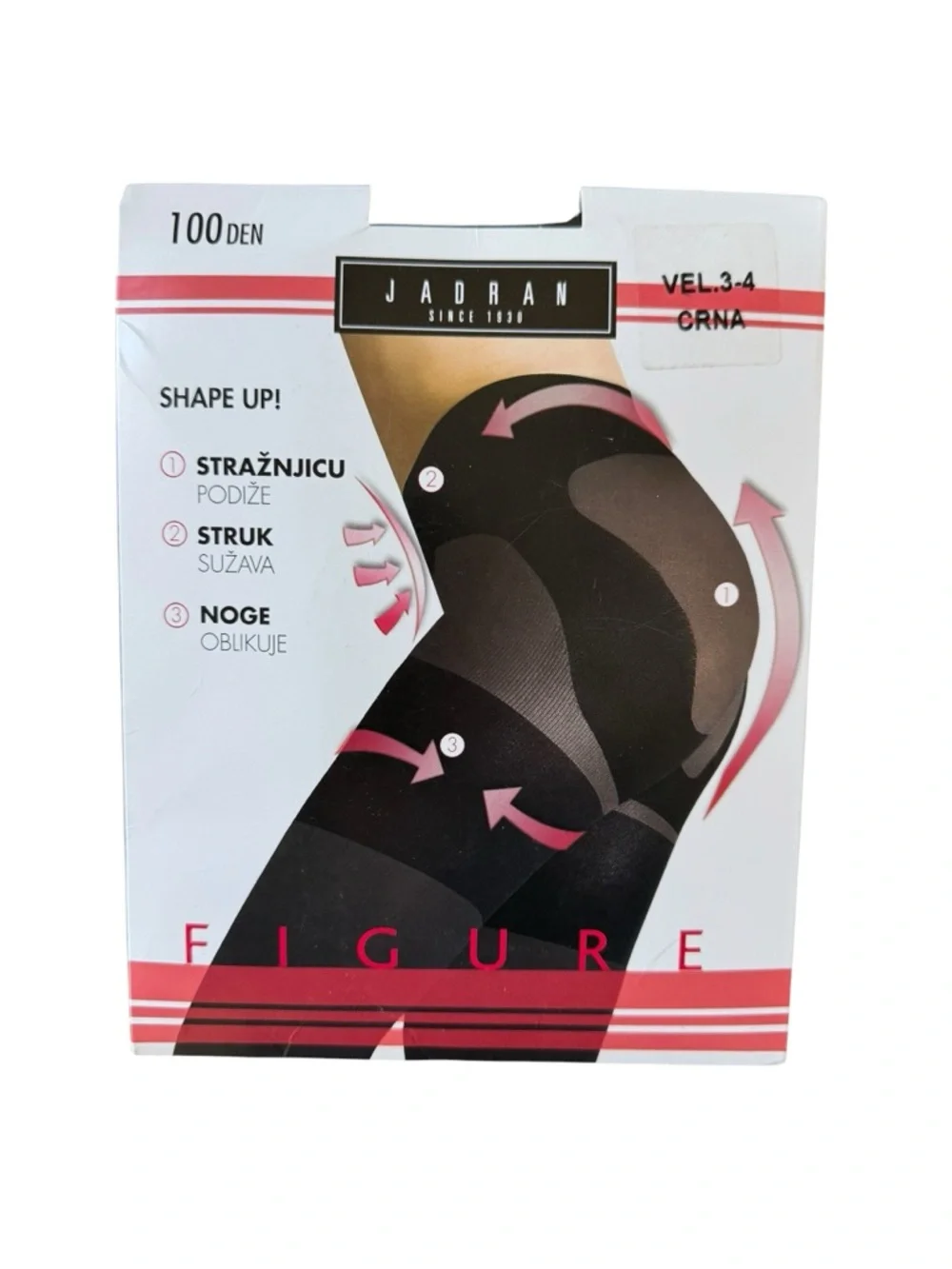 Black Shape-Up Control Tights
